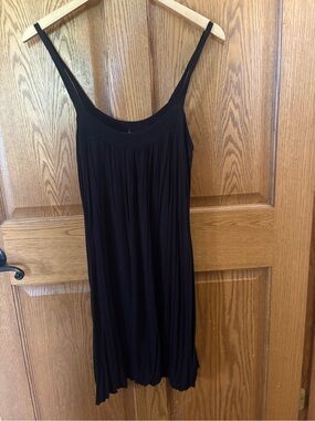 Free People Black shoulder Strap Maxi Dress